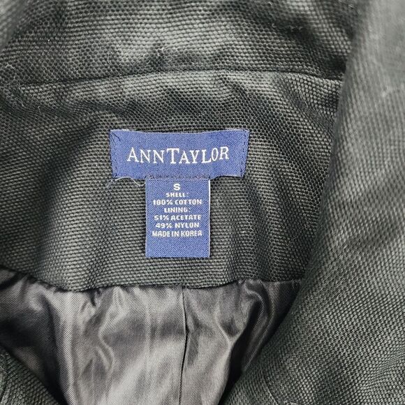 Ann Taylor Double Breasted Lined Trench Coat Size Small - Picture 3 of 9